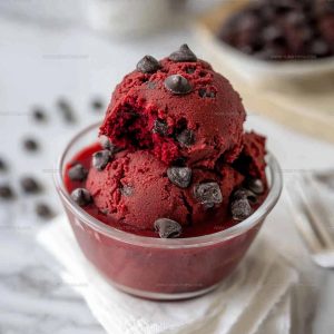 No-Bake Edible Red Velvet Cookie Dough Recipe
