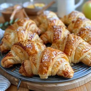 Flaky Apple Cinnamon Croissants Recipe