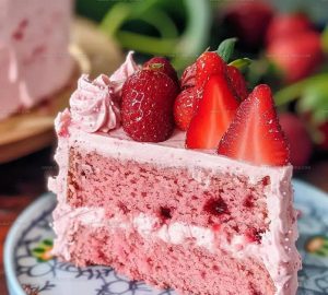 Best Homemade Strawberry Cake Recipe