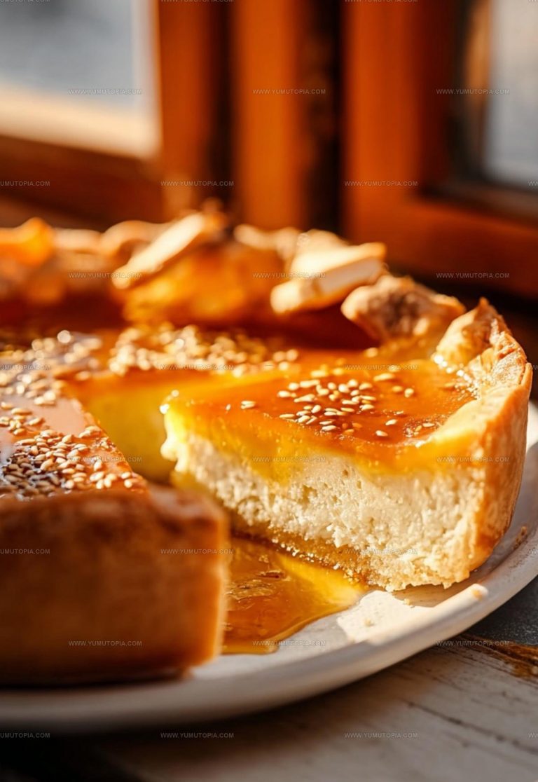 Golden Greek Honey Pie (Melopita) Recipe