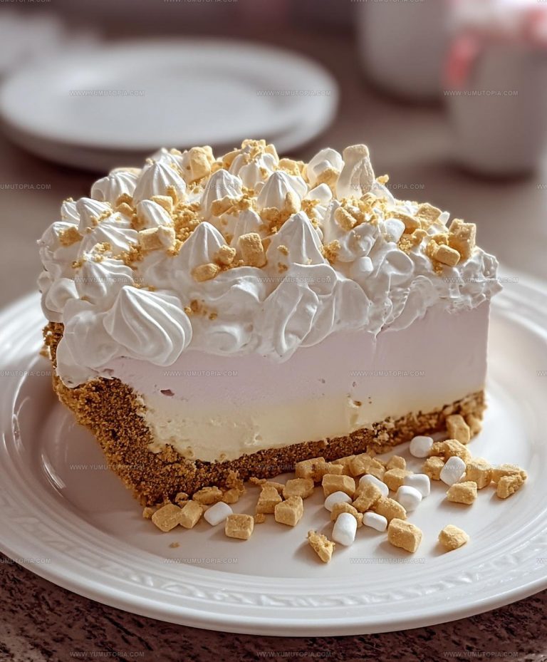 Fluffy No Bake Marshmallow Whip Cheesecake Recipe