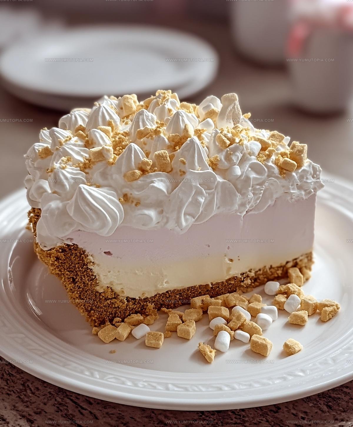 Fluffy No Bake Marshmallow Whip Cheesecake Recipe