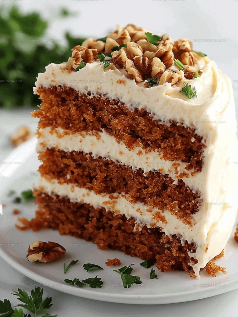 Simple Spiced Carrot Cake Recipe