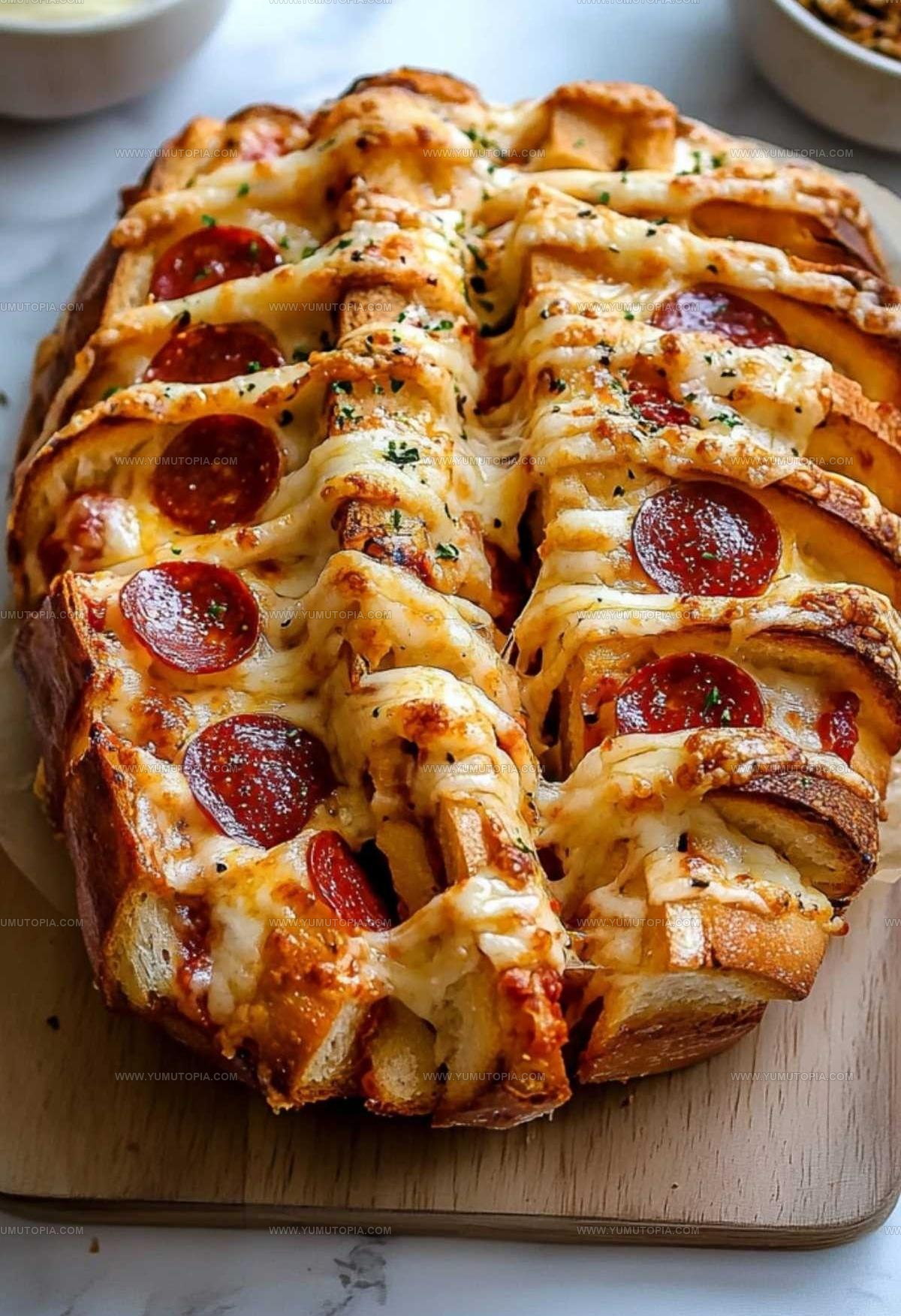 Pepperoni Pull Apart Bread Recipe