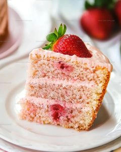 Scratch-Made Strawberry Layer Cake Recipe