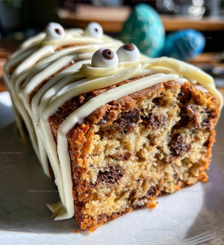 Chocolate Chip Mummy Cake Recipe