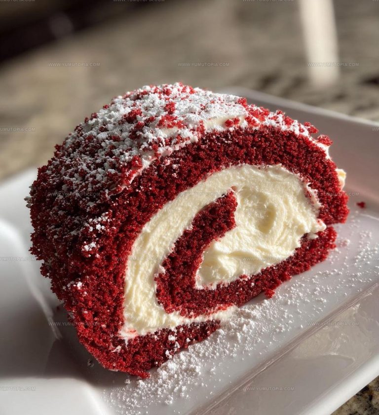 Rolled Red Velvet Cake Roll Recipe