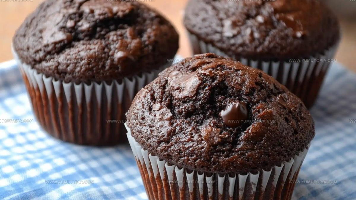 Double Chocolate Chocolate Muffins Recipe