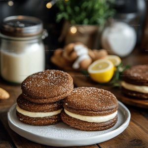 Cute Ginger Molasses Cookies Recipe