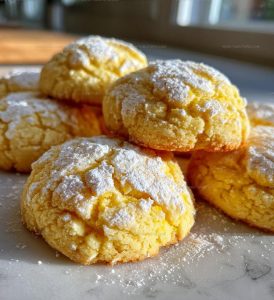 Lemon Gooey Butter Cookies Recipe