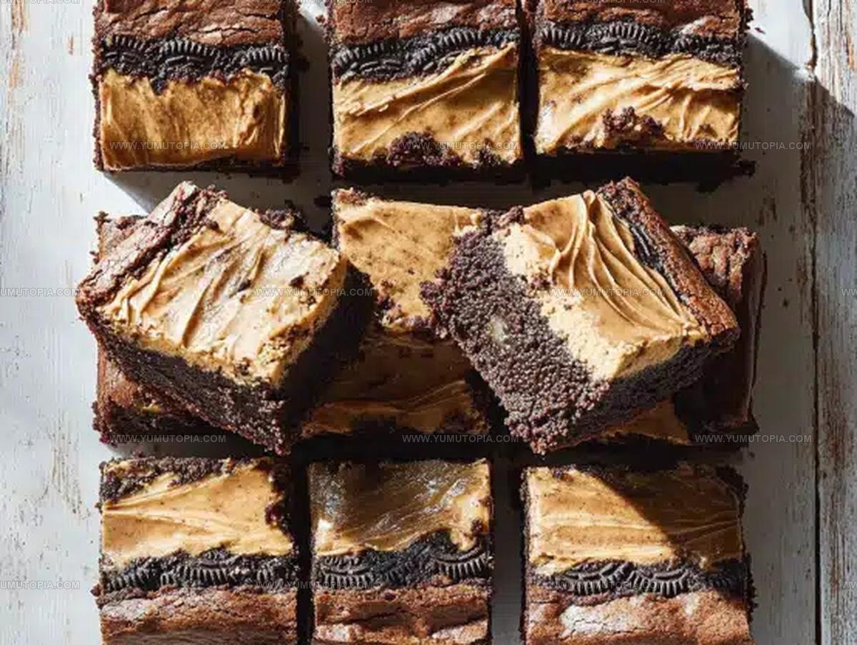 Oreo-Layered Cookie Dough Brownies Recipe