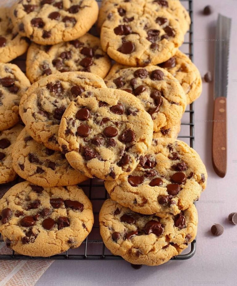 Thick Peanut Butter Chocolate Chip Cookies Recipe