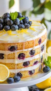 Lemon Blueberry Cake Recipe