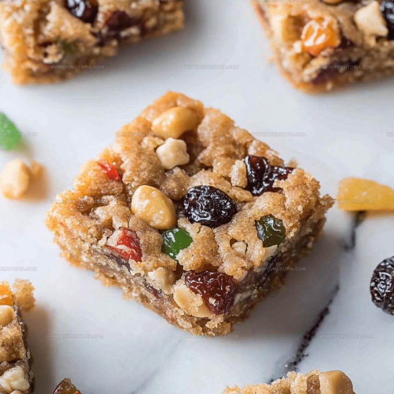 Fruitcake Bar Cookies Recipe