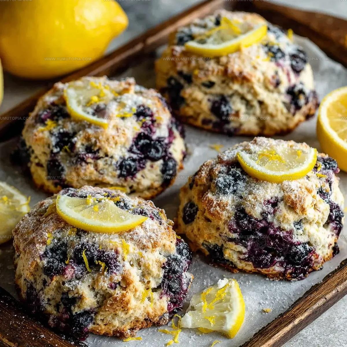 Soft-Baked Lemon Blueberry Cookies Recipe