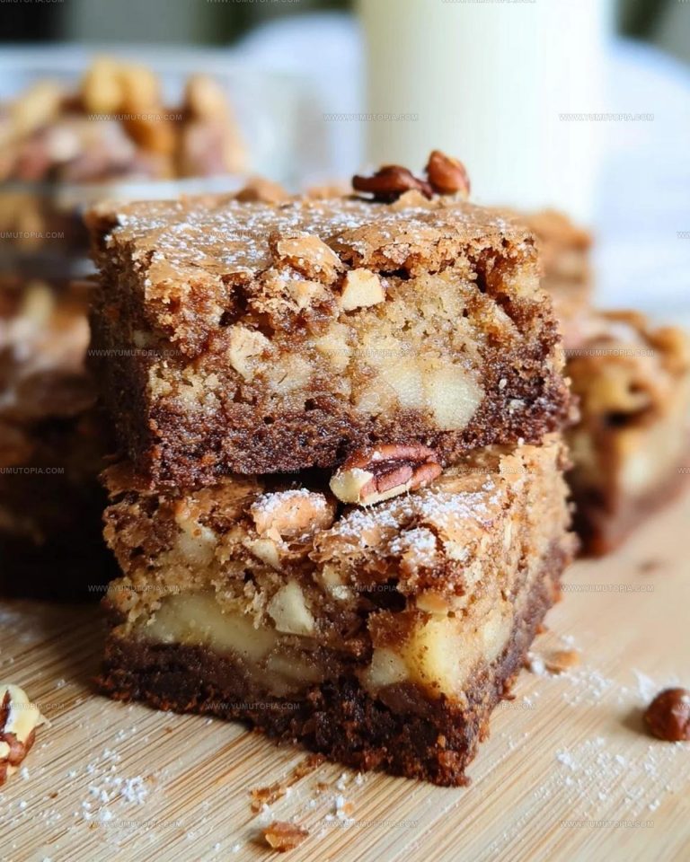 Apple-Studded Apple Brownies Recipe