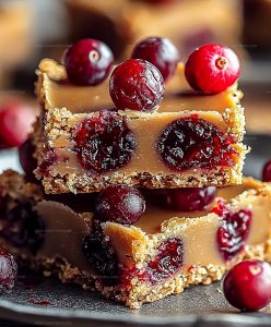 Cranberry Butterscotch Bars Recipe