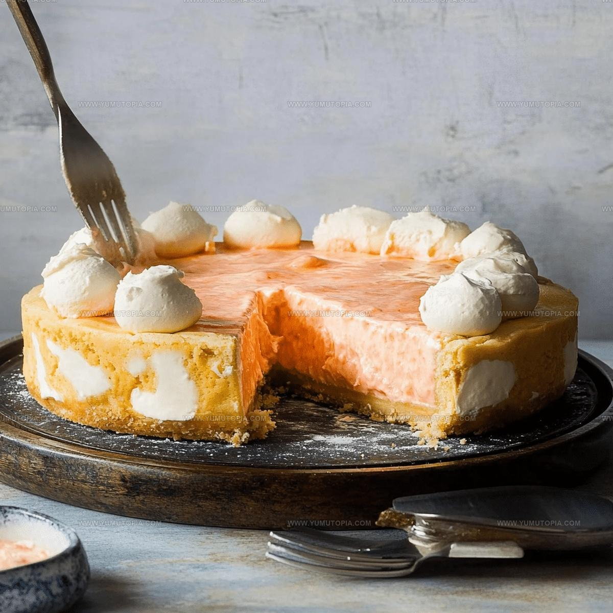 Bright Orange Creamsicle Cheesecake Recipe