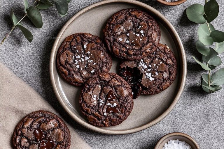 Fudgy Salted Brownie Cookies Recipe