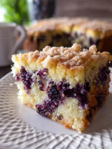 Brunch-Style Blueberry Breakfast Cake Recipe