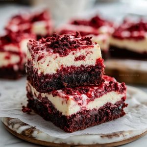 Red Velvet Cheesecake Brownies Recipe