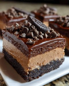 Death By Chocolate Cheesecake Bars Recipe