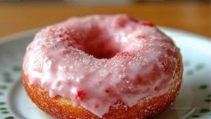 Glazed Strawberry Donuts Recipe