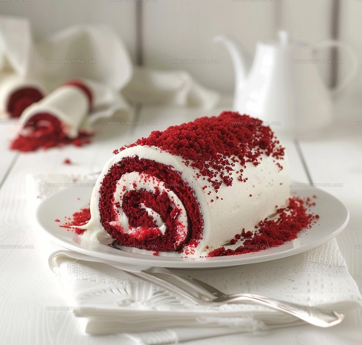 Rolled Red Velvet Cake Recipe