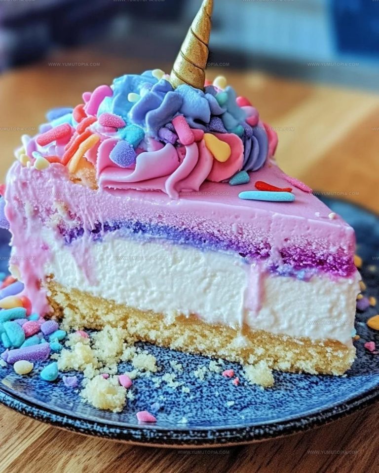 Unicorn Ice Cream Cake Recipe