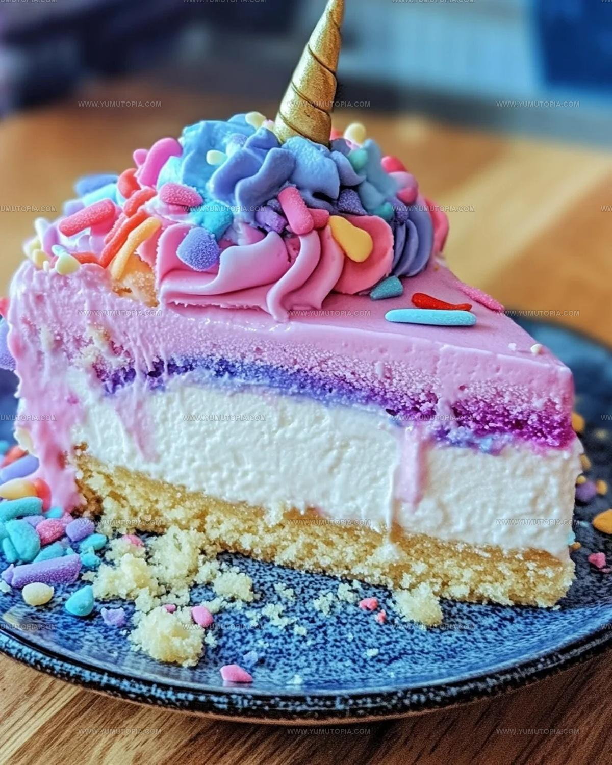 Unicorn Ice Cream Cake Recipe