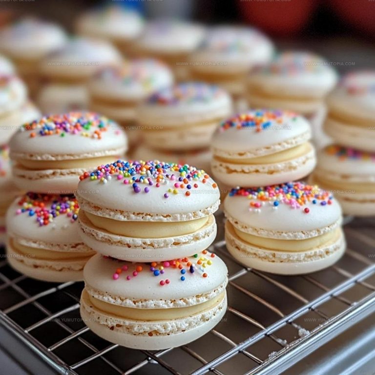 Birthday Cake Macarons Recipe