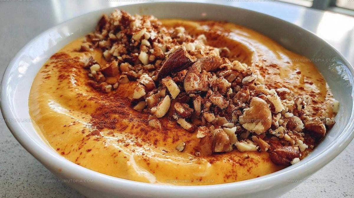 Creamy Carrot Cake Smoothie Bowl Recipe