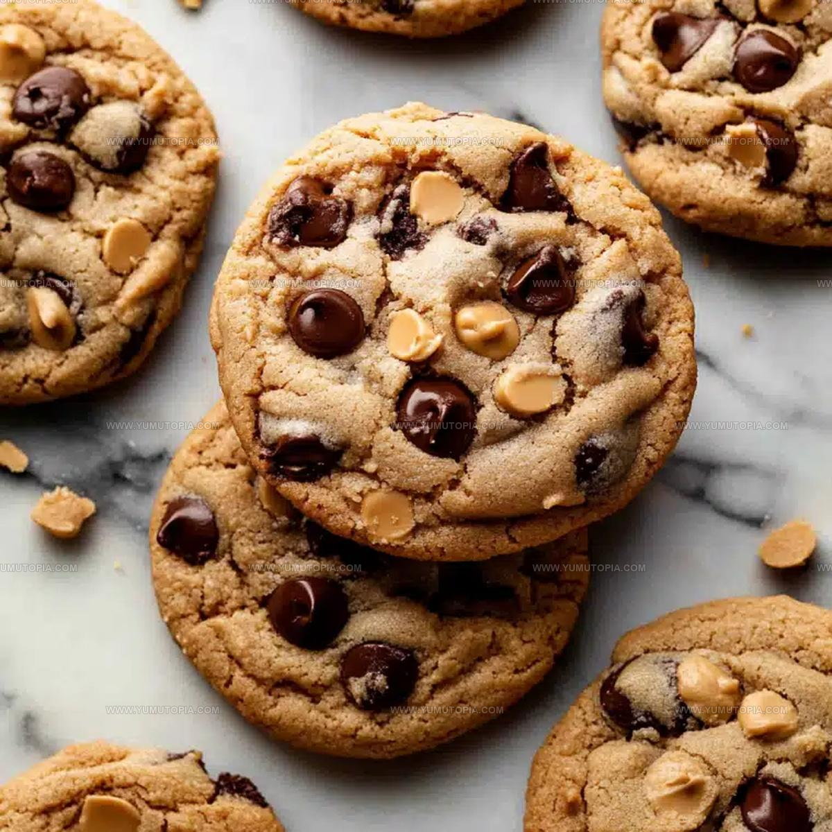 Chewy Chocolate Peanut Butter Cookies Recipe