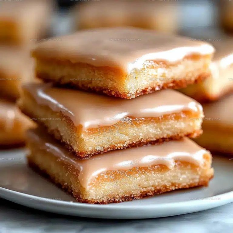 Glazed Maple Donut Bars Recipe