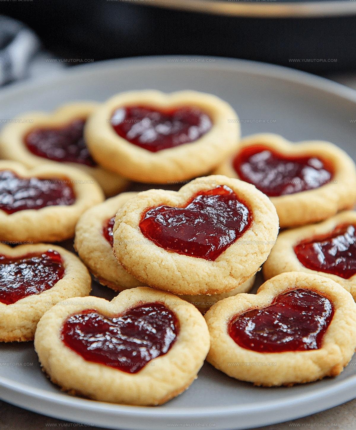 Heart Jam Cookies Recipe