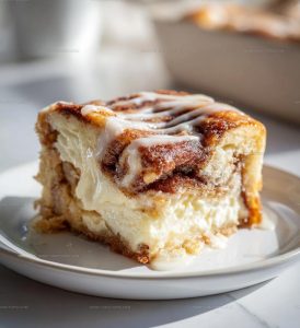 Blender Cinnamon Roll Cheesecake Bars Recipe