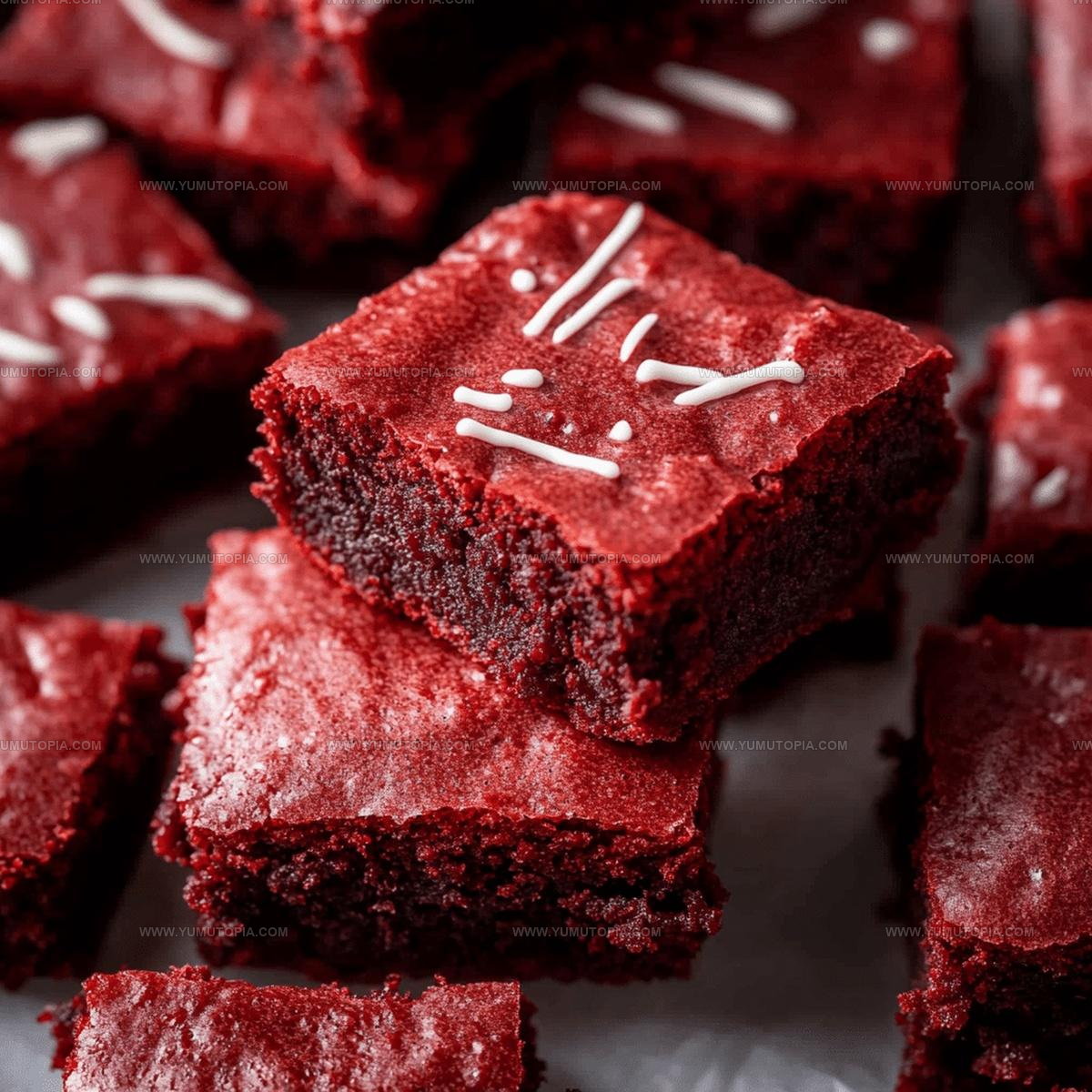 Rich Red Velvet Brownies Recipe
