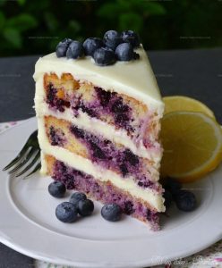 Blueberry Cake Lemon Cream Cheese Frosting Recipe