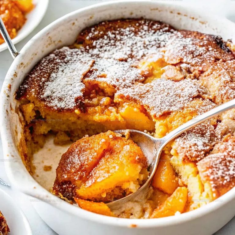 Summer Juicy Peach Cobbler Recipe