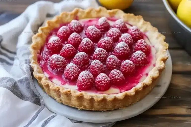 Lemon Raspberry Pie Recipe