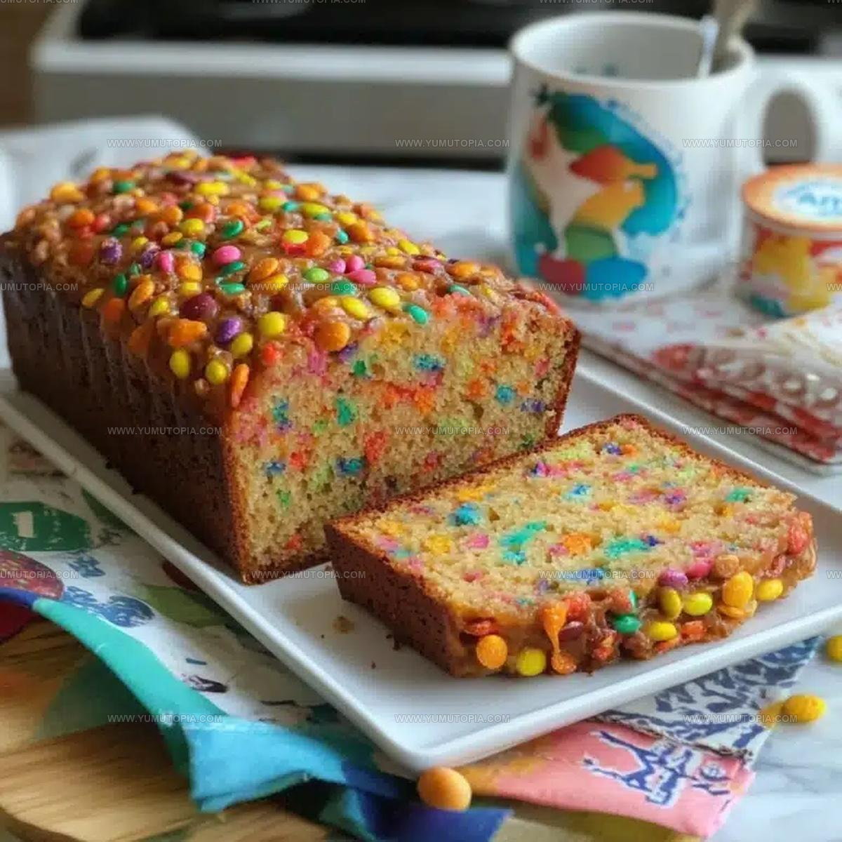 Fruity Pebbles Breakfast Bread Recipe