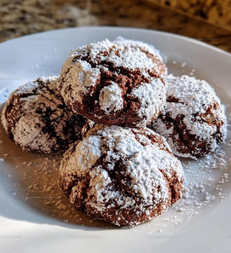 Classic Chocolate Snowball Cookies Recipe