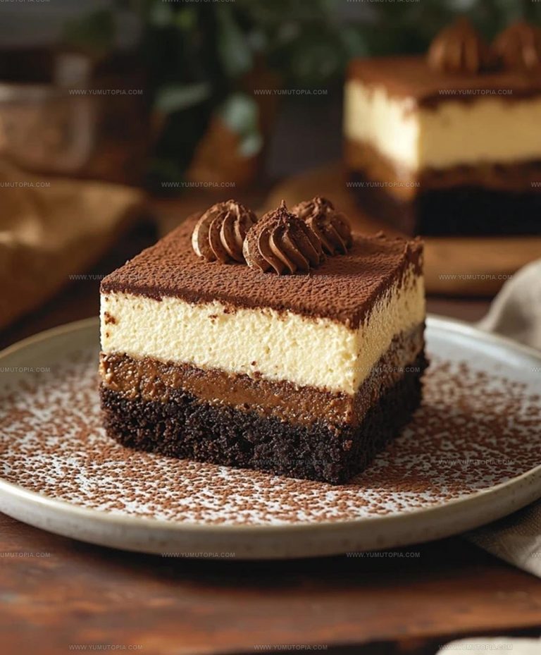 Tiramisu Brownies Dessert Recipe
