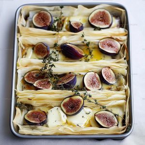 Brie and Fig Fillo Pastry Bake Recipe