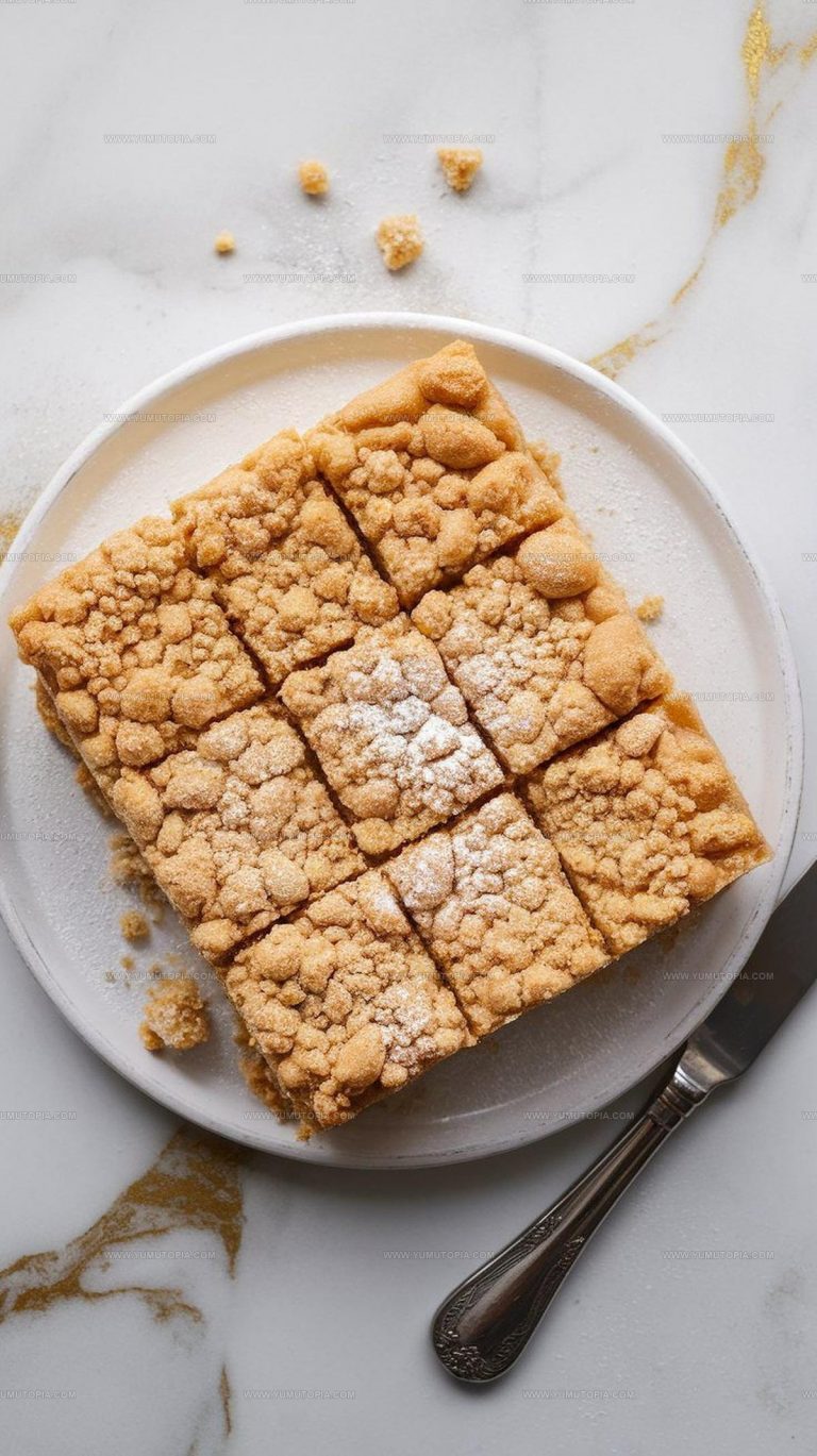 Eggnog Cheesecake Crumble Bars Recipe
