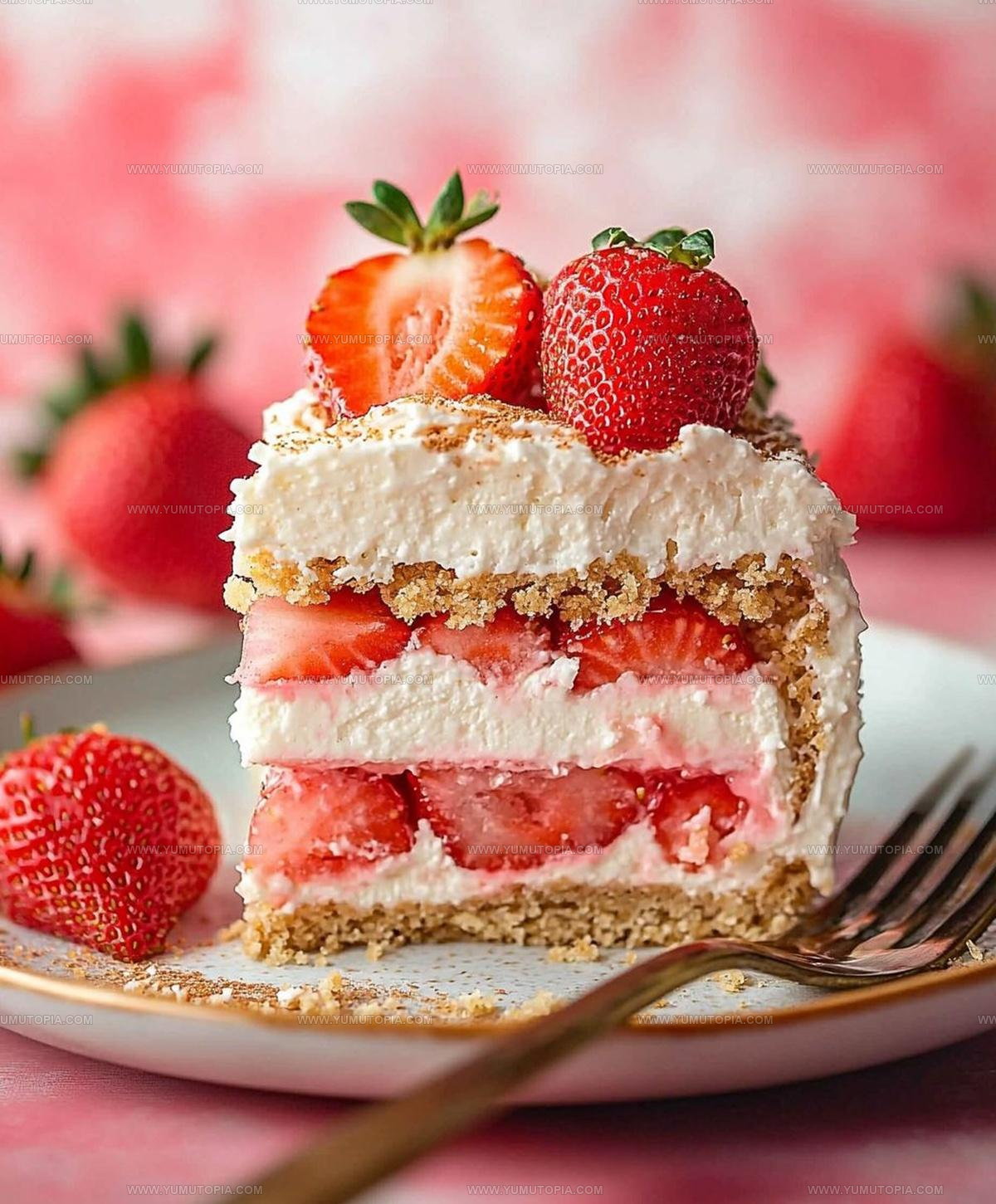 Strawberry Cream Cheese Cake Recipe