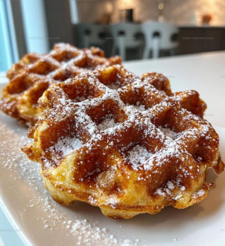 Waffle-Made Apple Fritter Donuts Recipe