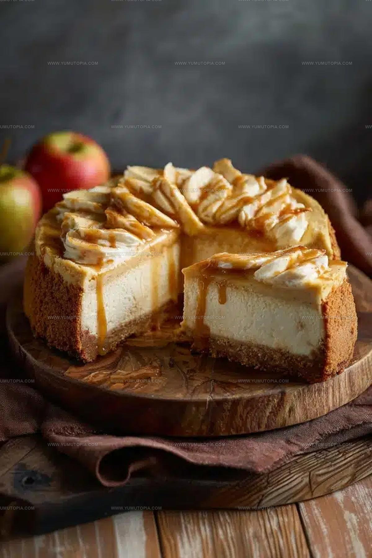 Fall Spiced Apple Cider Cheesecake Recipe