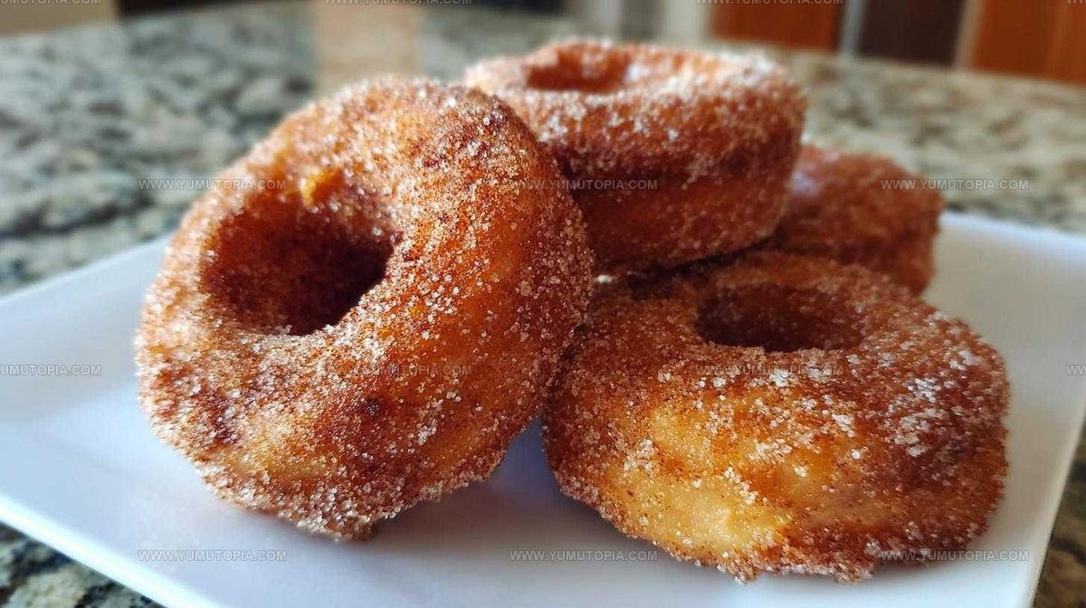 Fried Bakery Cinnamon Sugar Donuts Recipe