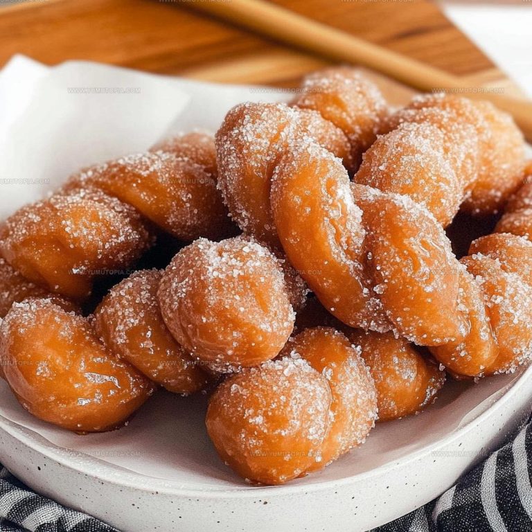 Tender Korean Twisted Donuts (Kkwabaegi) Recipe